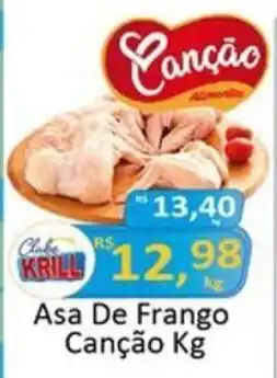 Rede Krill Asa De Frango Canção Kg oferta