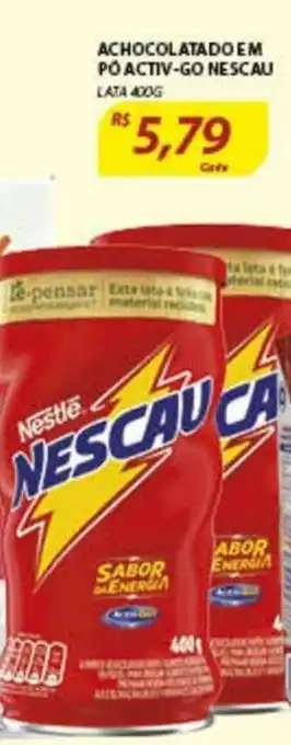 Assaí Atacadista Achocolatado em po Activ Go Nescau 400g oferta