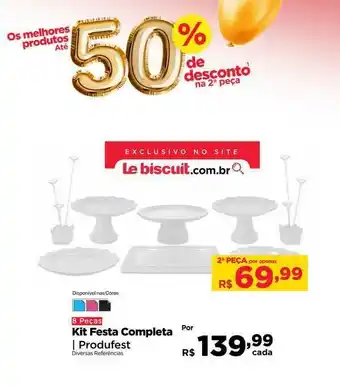Le Biscuit Kit Festa Completa Produfest oferta