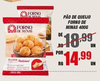 Violeta Supermercados PÃO DE QUEIJO FORNO DE MINAS 400G oferta