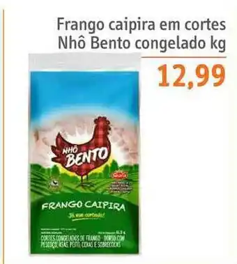 Sonda Frango Caipira Em Cortes Nhô Bento Congelado 1kg oferta