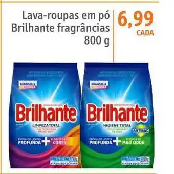 Sonda Lava-roupas Em Pó Brilhante Frangrâncias 800g oferta