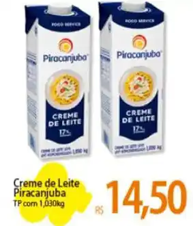 Atacadão Creme de Leite Piracanjuba TP com 1,030kg oferta