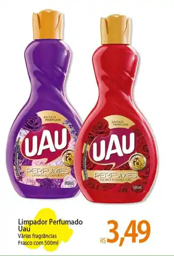 Atacadão Limpador Perfumado Uau Várias fragrâncias Frasco com 500ml oferta