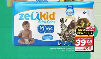GBarbosa Fralda Zeü Kid Baby Care Hiper oferta