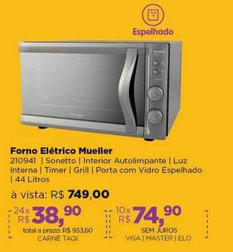 Lojas TaQi Forno Elétrico Mueller oferta