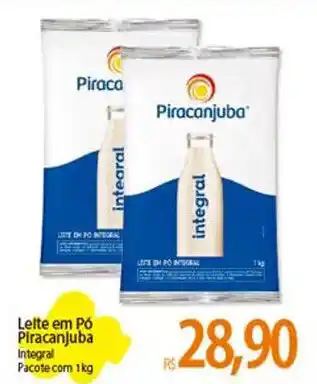 Atacadão Leite em Pó Piracanjuba Integral Pacote com 1kg oferta