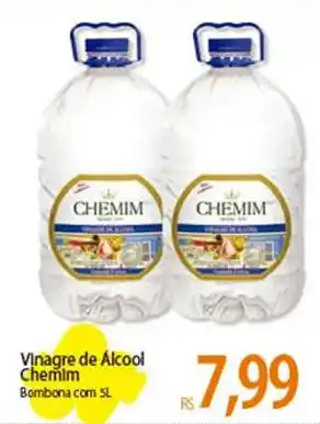 Atacadão Vinagre de Álcool Chemim Bombona com 5L oferta
