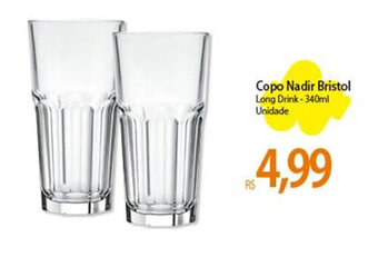 Atacadão Copo Nadir Bristol Long Drink-340ml Unidade oferta
