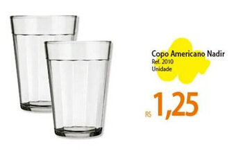 Atacadão Copo Americano Nadir Ref. 2010 Unidade oferta