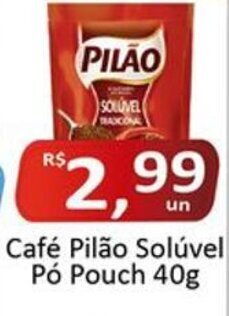 Café Pilão Solúvel Pó Pouch 40g