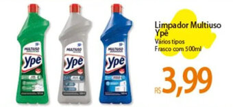 Atacadão Limpador Multiuso Ypê Vários tipos Frasco com 500ml oferta