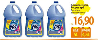 Atacadão Amaciante para Roupas Ype Aconchego Bombona com 5L oferta