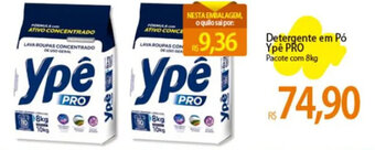 Atacadão Detergente em Pó Ypê PRO Pacote com 8kg oferta