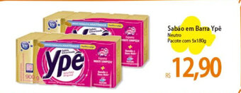 Atacadão Sabão em Barra Ypê Neutro Pacote com 5x180g oferta
