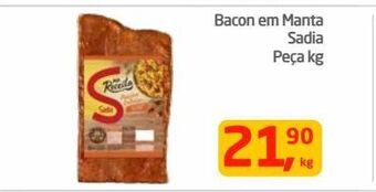 Tenda Atacado Bacon em manta sadia peça kg oferta