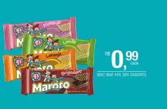 DB Supermercados Bisc wafer afa 35g sabores oferta