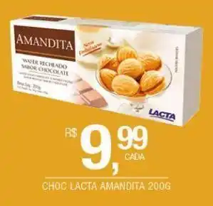 DB Supermercados Choc lacta amandita 200g oferta