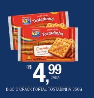 DB Supermercados Bisc c crack fortal tostadinha 350g oferta