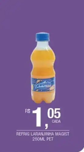 DB Supermercados Refrig laranjinha magist 250ml pet oferta