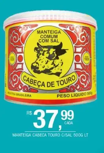 DB Supermercados Manteiga cabeça touro c/sal 500g lt oferta