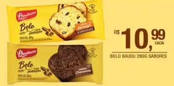 DB Supermercados Bolo baudu 280g sabores oferta