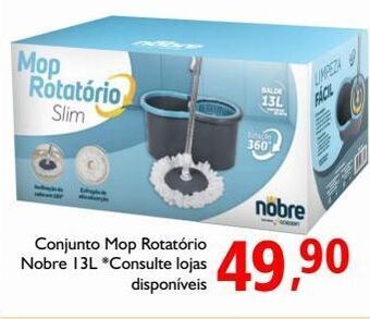 Conjunto mop rotatório nobre 13l
