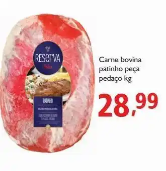 Supermercados ABC Carne bovina patinho peça pedaço kg oferta