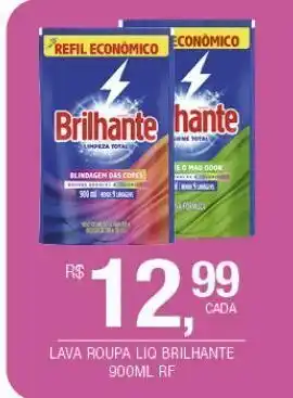 Lava roupa liq brilhante 900ml rf
