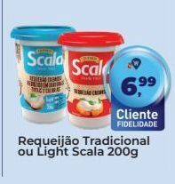 Tonin Superatacado Requeijão tradicional ou light scala 200g oferta