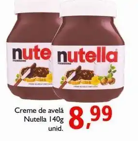 Supermercados ABC Creme de avelã nutella 140g unid. oferta