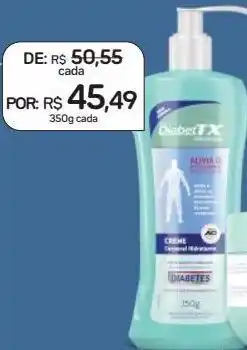 Drogal Creme hidratante corporal diabettx diabetes 350g oferta