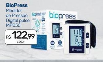 Drogal Biopress medidor de pressão digital pulso mp050 oferta