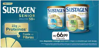 Sustagen senior adultos 50+ sem sabor 370g