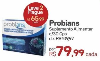 Drogal Probians suplemento alimentar c/30 cps oferta
