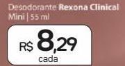 Drogal Desodorante rexona clinical mini 55ml oferta