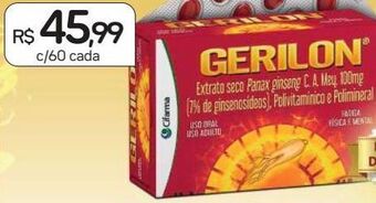 Gerilon 60 cápsulas gelatinosas moles