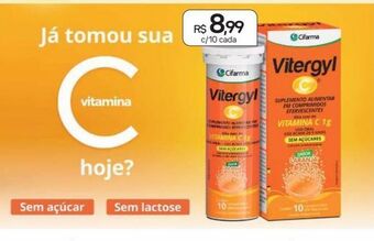 Drogal Vitergyl c 1g 10 comprimidos efevercentes oferta