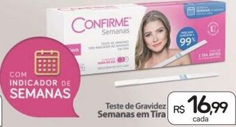Drogal Teste de gravidez semanas em tira oferta