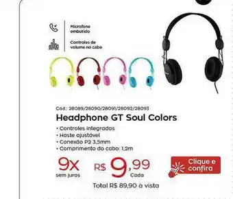 Headphone Gt Soul Colors