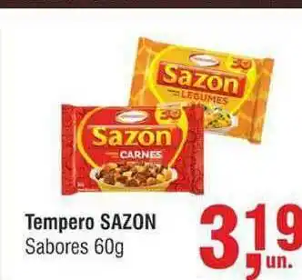 Higa Atacado Tempero Sazon Sabores 60g oferta