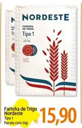 Atacadão Farinha de Trigo Nordeste Tipo 1 Pacote com 5kg oferta