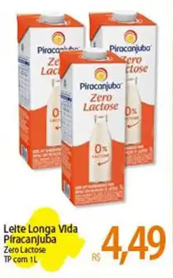 Atacadão Leite Longa Vida Piracanjuba Zero Lactose oferta