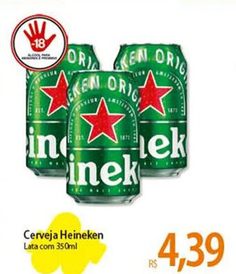 Atacadão Cerveja Heineken Lata com 350ml oferta
