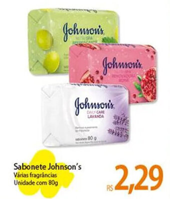 Atacadão Sabonete Johnson's Várias fragrâncias Unidade com 80g oferta