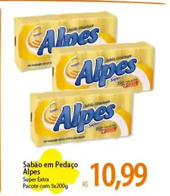 Sabão em Pedaço Alpes Super Extra