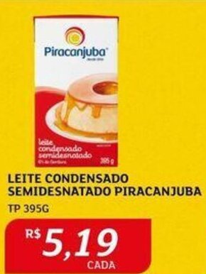 Assaí Atacadista LEITE CONDENSADO SEMIDESNATADO PIRACANJUBA TP 395G oferta