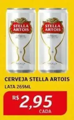 Assaí Atacadista CERVEJA STELLA ARTOIS LATA 269ML oferta