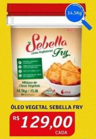 Assaí Atacadista ÓLEO VEGETAL SEBELLA FRY 14.5kg oferta