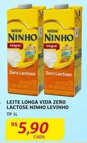 Assaí Atacadista LEITE LONGA VIDA ZERO LACTOSE NINHO LEVINHO TP 1L oferta